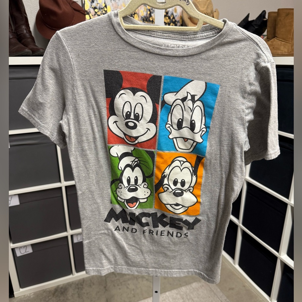 Disney Mickey and Friends Gray Kids T-Shirt